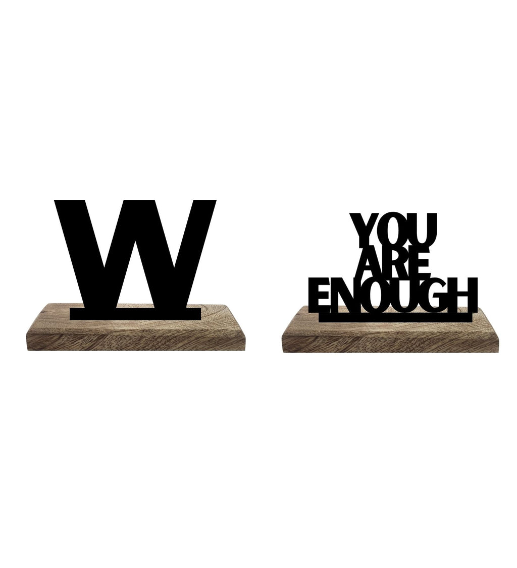 Empowerment & Enigma Set of 2 Table Décor