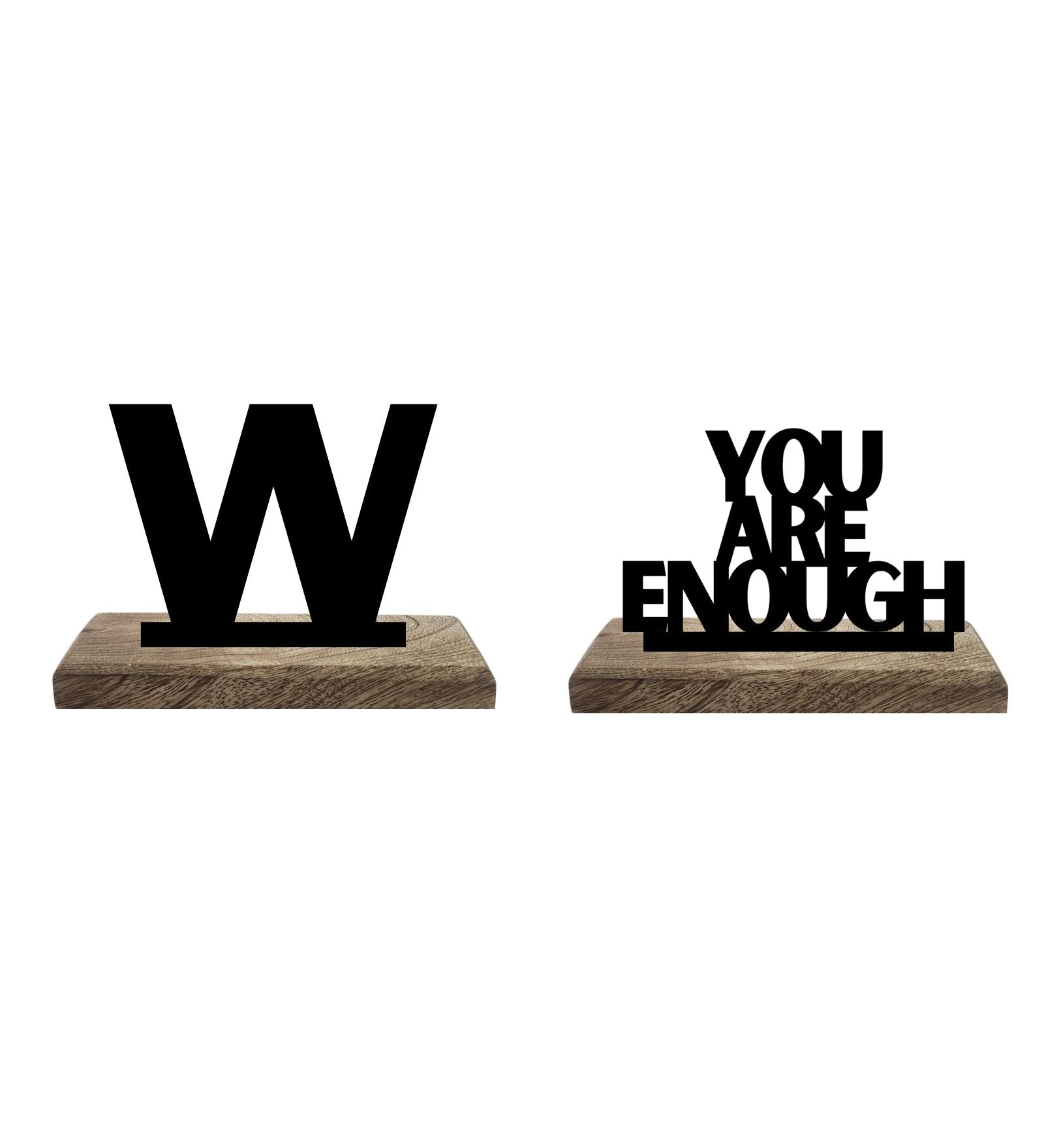 Empowerment & Enigma Set of 2 Table Décor