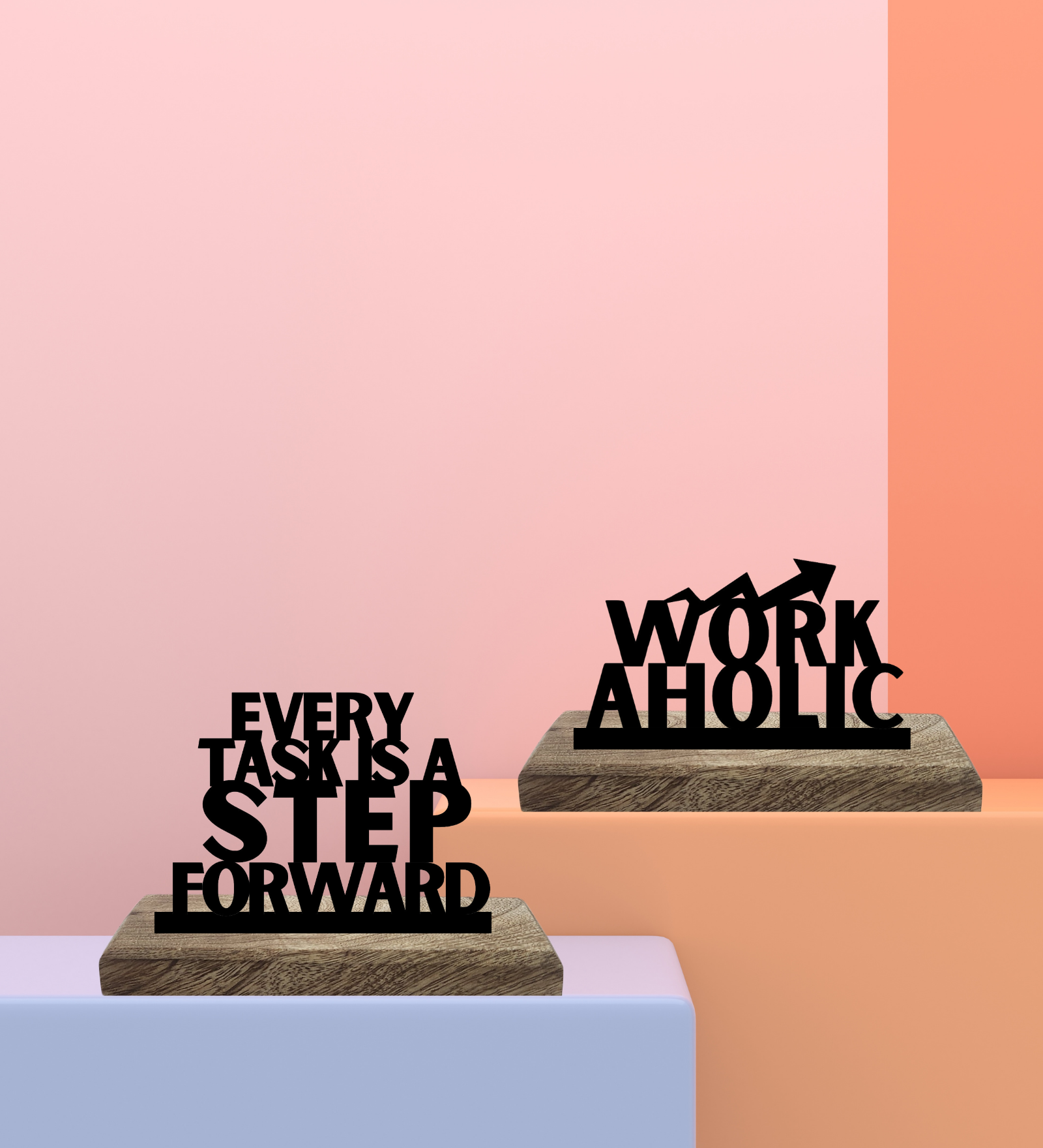 Work-a-holic Set of 2 Table Décor