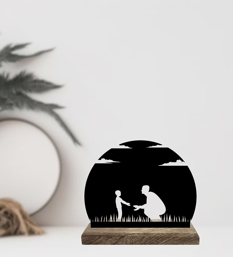 Parental Love Set of 2 Table Décor