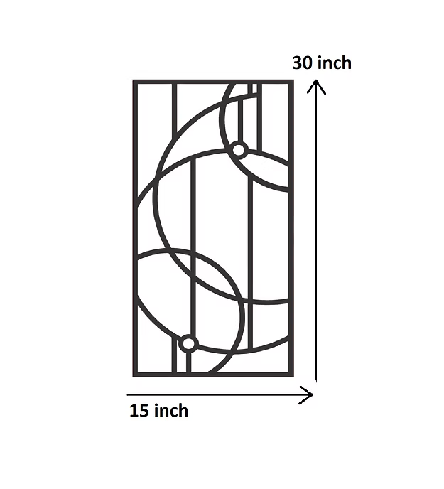Rectangular Creative Pattern Panel
