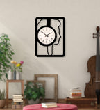 Headphones Music Wall Clock