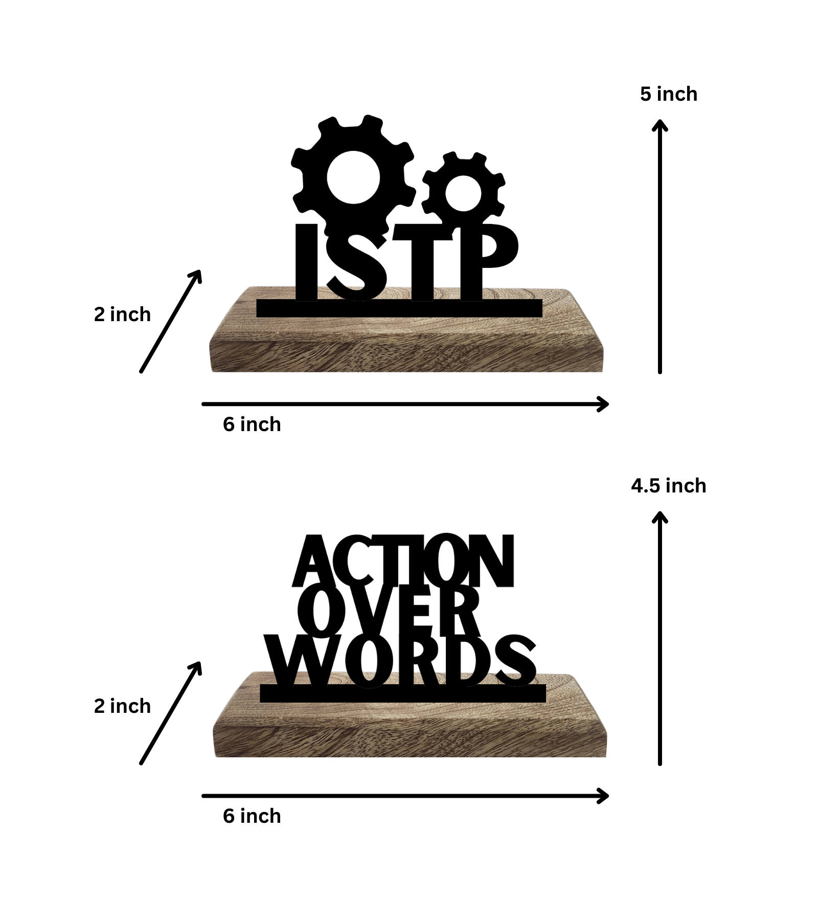 ISTP Myers Briggs Set of 2 Table Décor