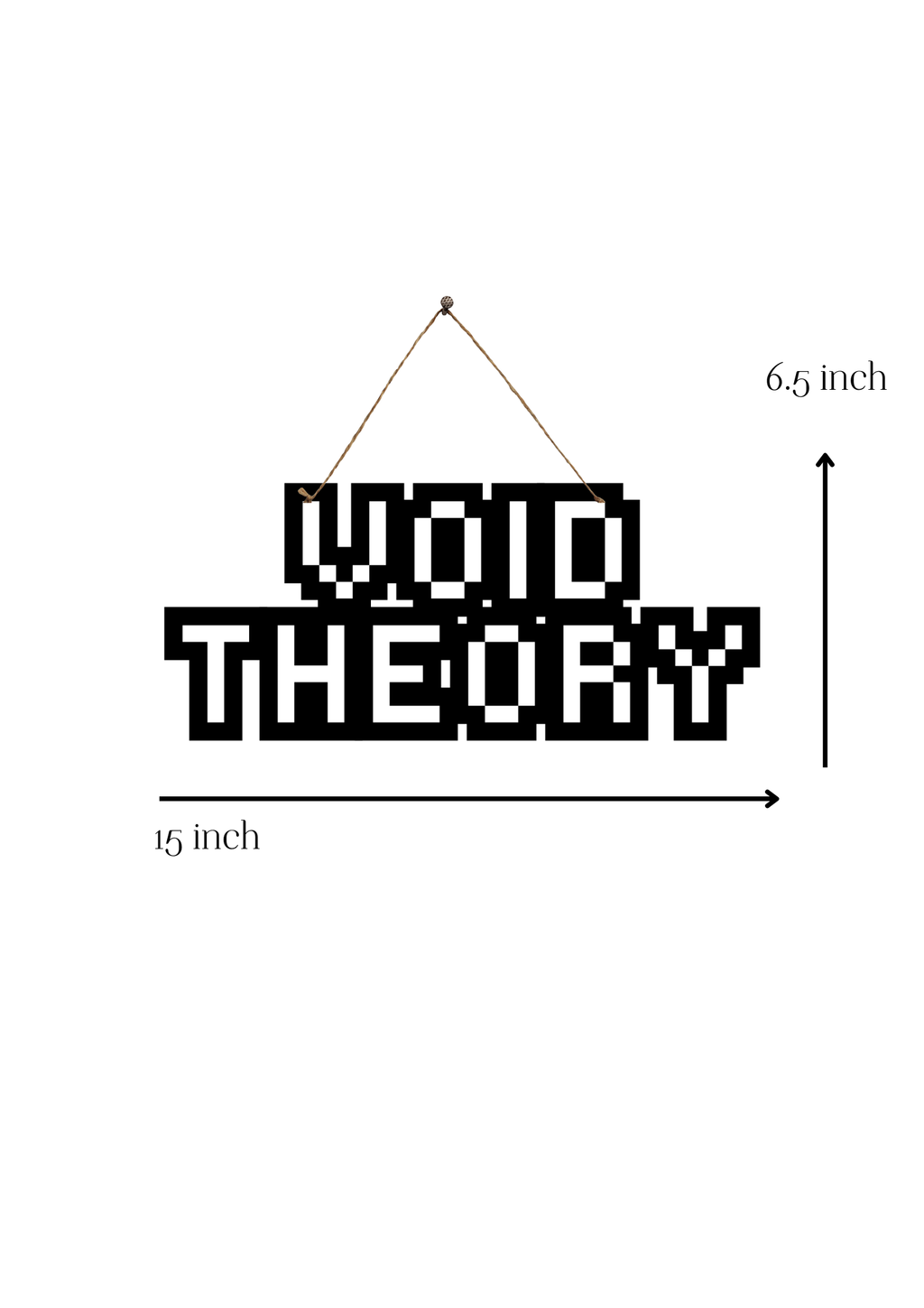 Void Theory Metal Hanging