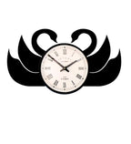 Swan Pair Wall Clock
