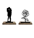 Bonded Hearts Set of 2 Table Décor
