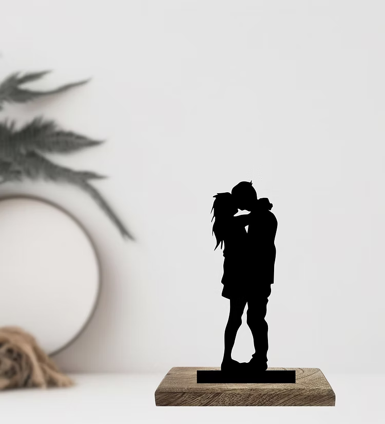 Bonded Hearts Set of 2 Table Décor
