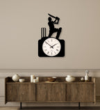 Cricketer Wall Clock