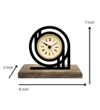 Modern Designer Black Table Clock