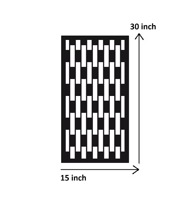 Rectangular Creative Pattern Panel