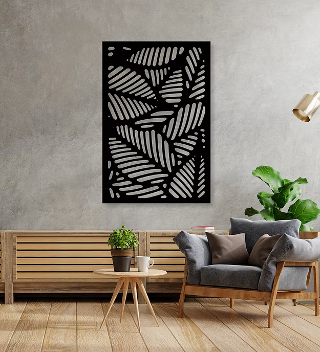 Rectangular Creative Pattern Panel