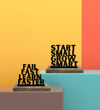 Learn and Elevate Set of 2 Table Décor