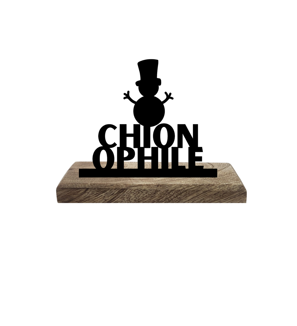 Chionophile Set of 2 Table Décor
