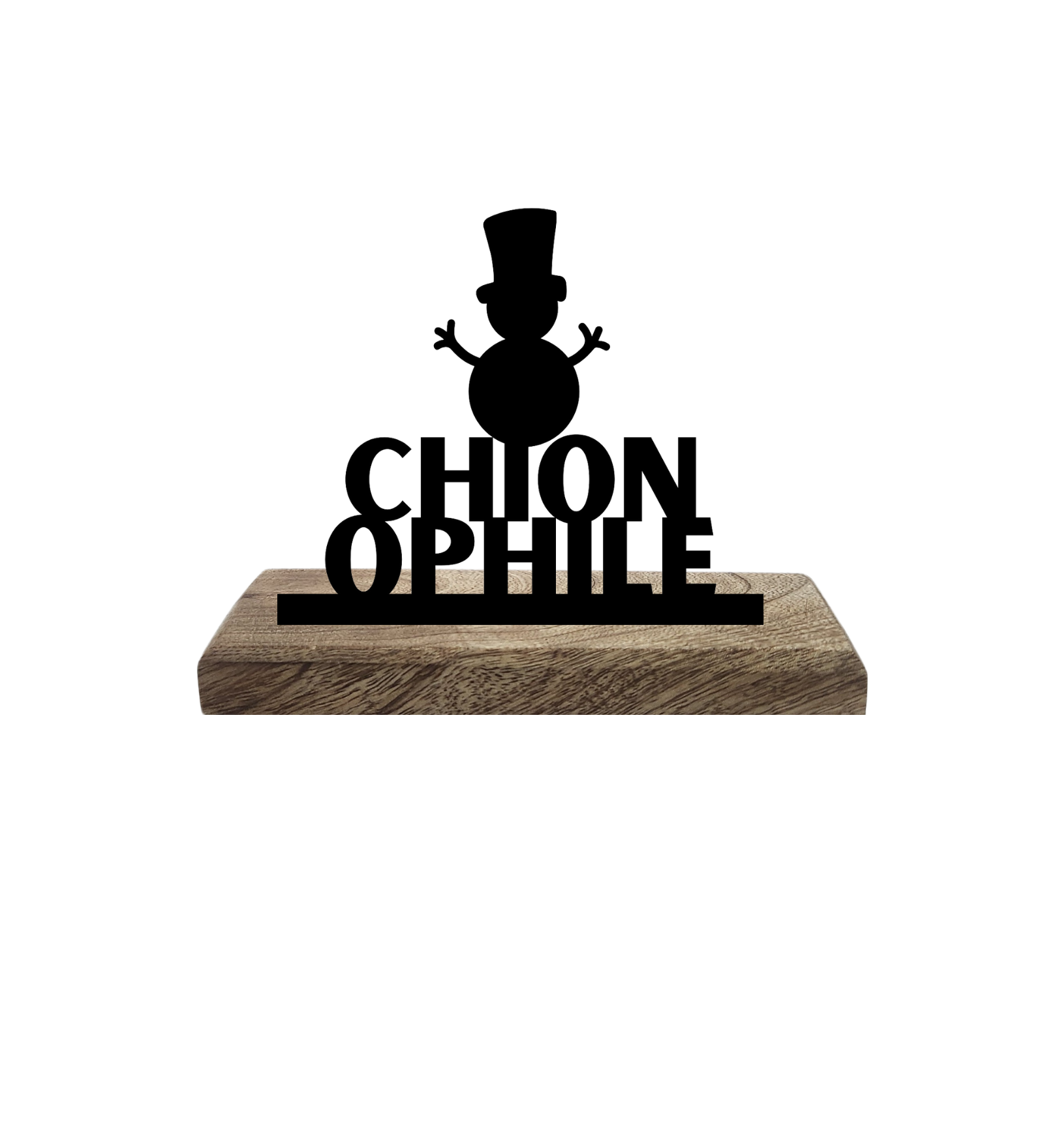 Chionophile Set of 2 Table Décor