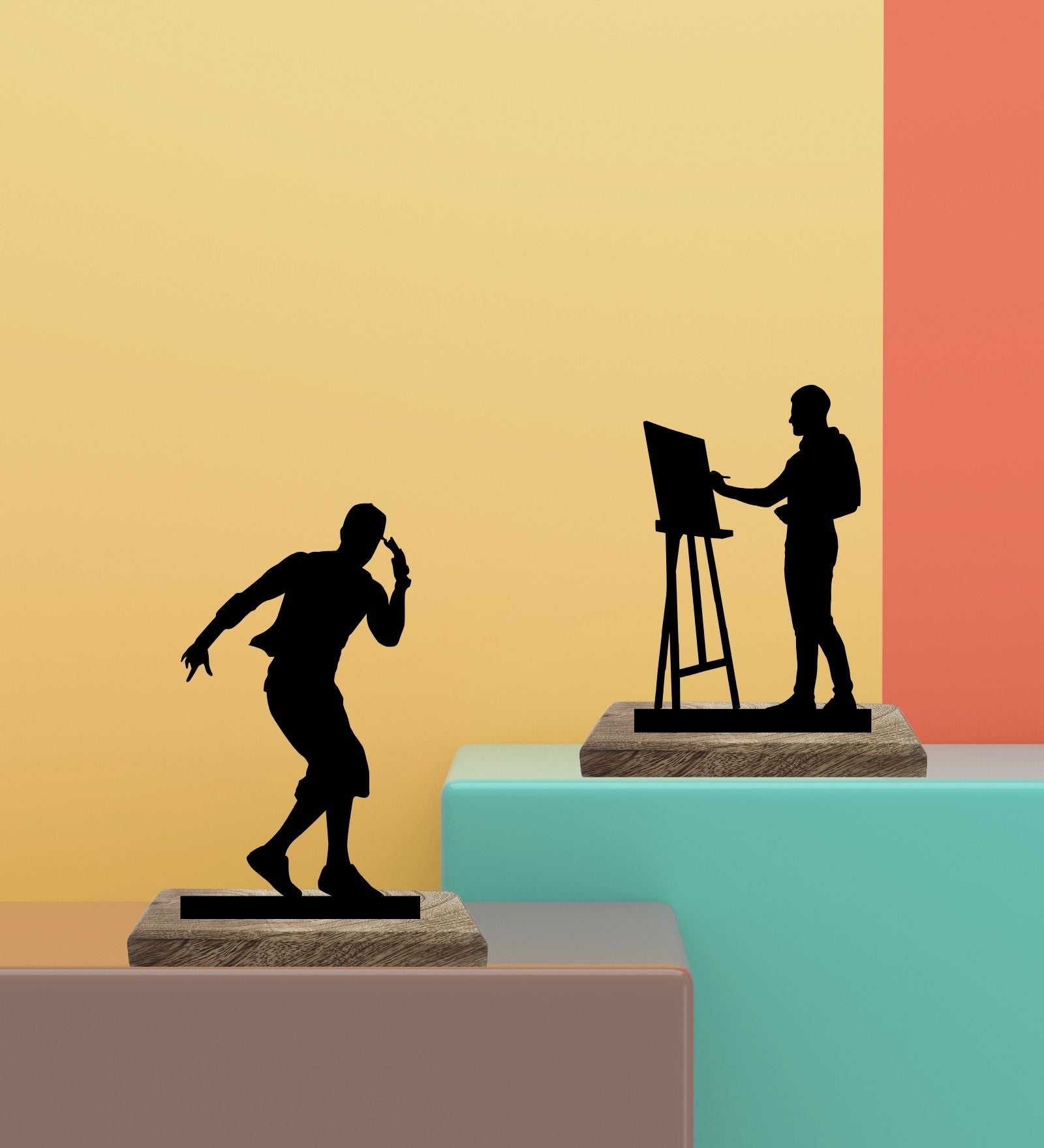 Artistic Expression Set of 2 Table Décor