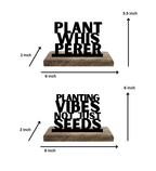 Plant Whisperer Set of 2 Table Décor