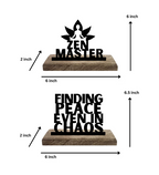 Zen Master Set of 2 Table Décor