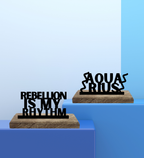 Aquarius Sun Sign Set of 2 Table Décor