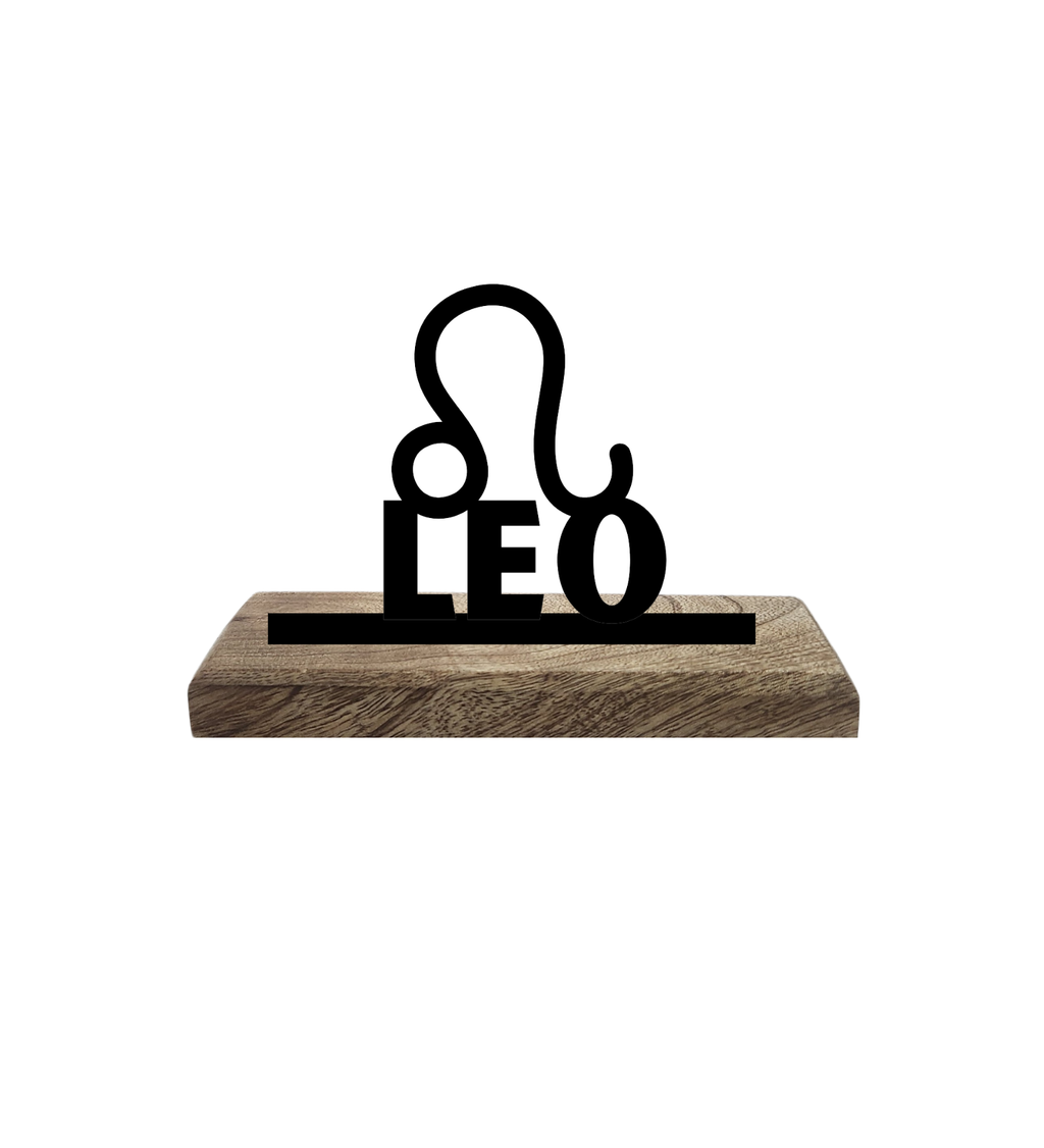 Leo Sun Sign Set of 2 Table Décor
