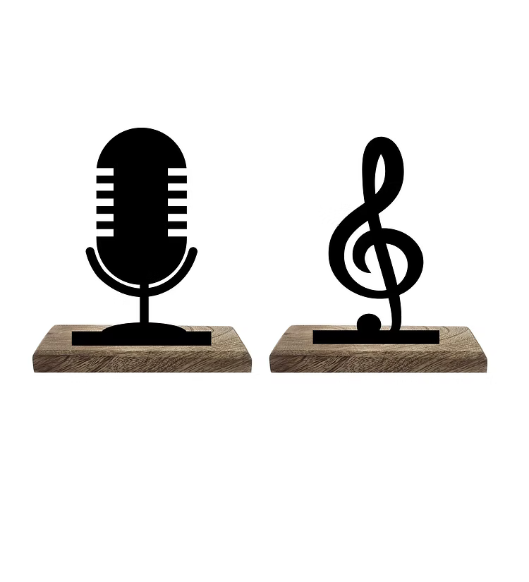 Melodic Amplification Set of 2 Table Décor
