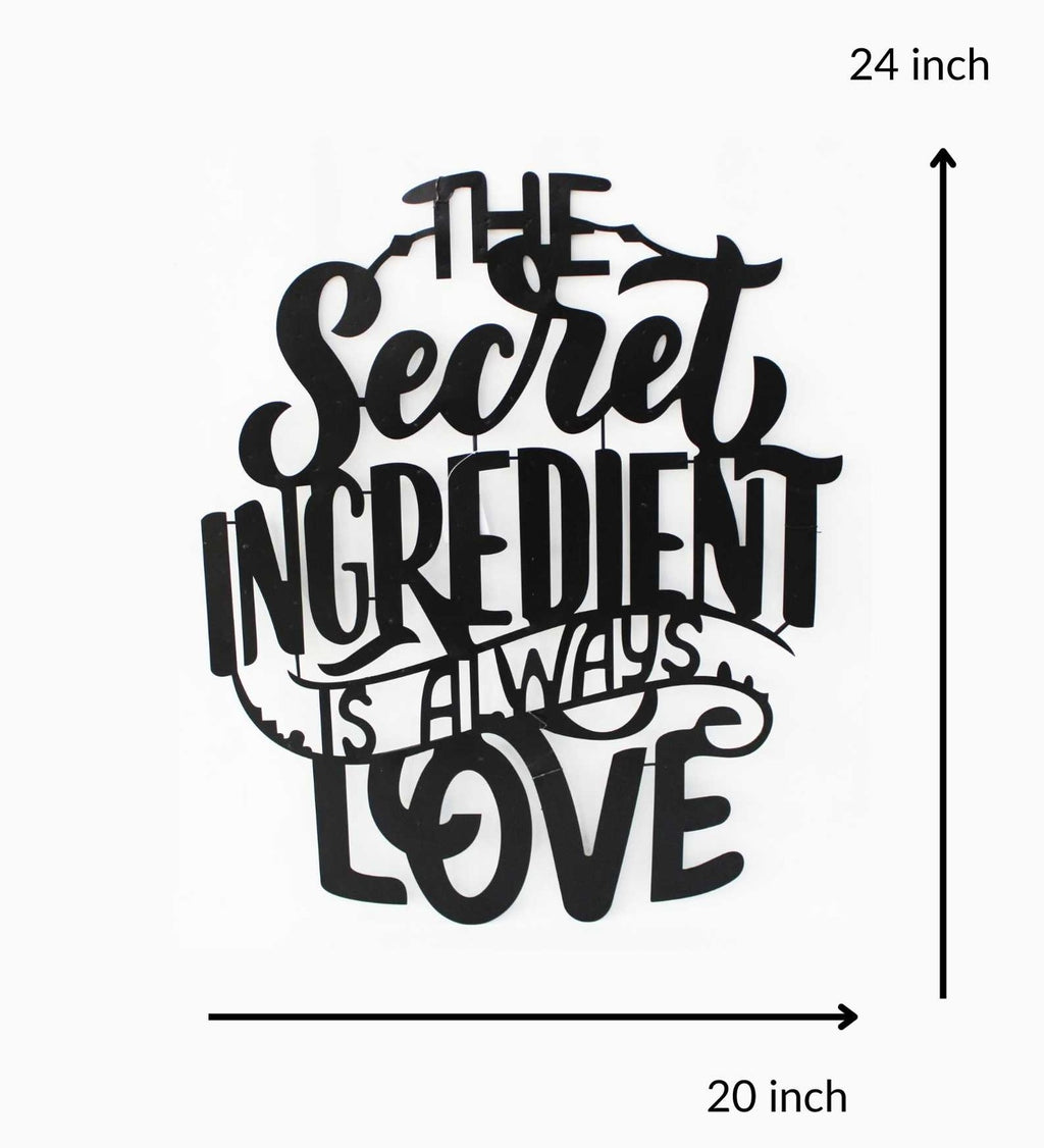 The Secret Ingredient is Always Love