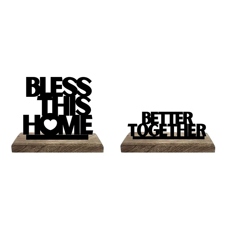 Home Blessing Harmony Set of 2 Table Décor