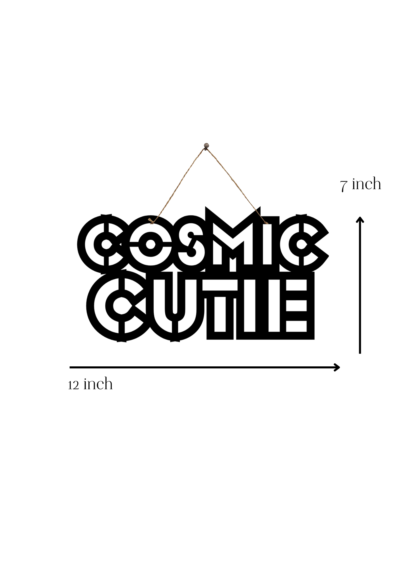Cosmic Cutie Metal Hanging