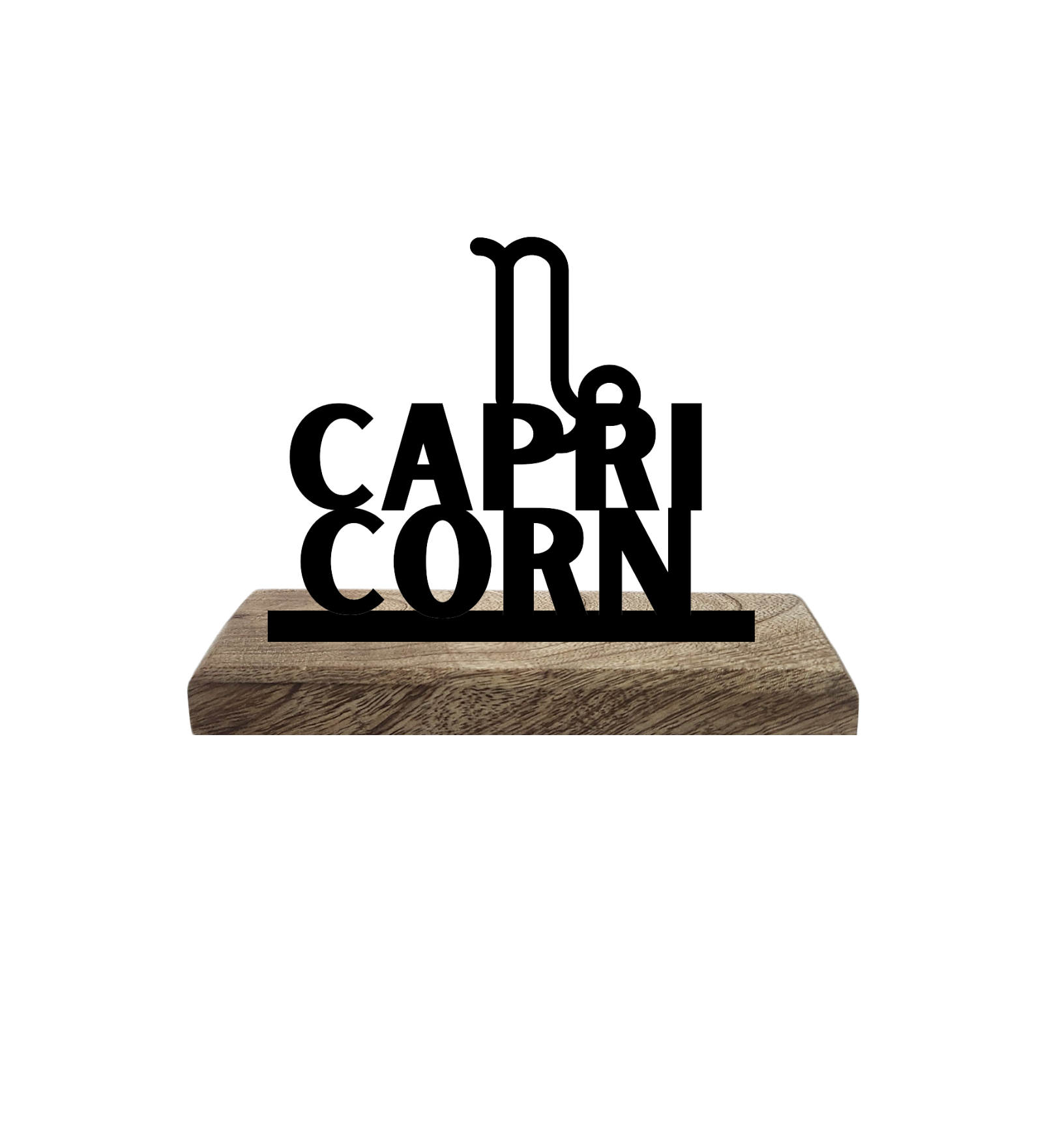 Capricorn Sun Sign Set of 2 Table Décor
