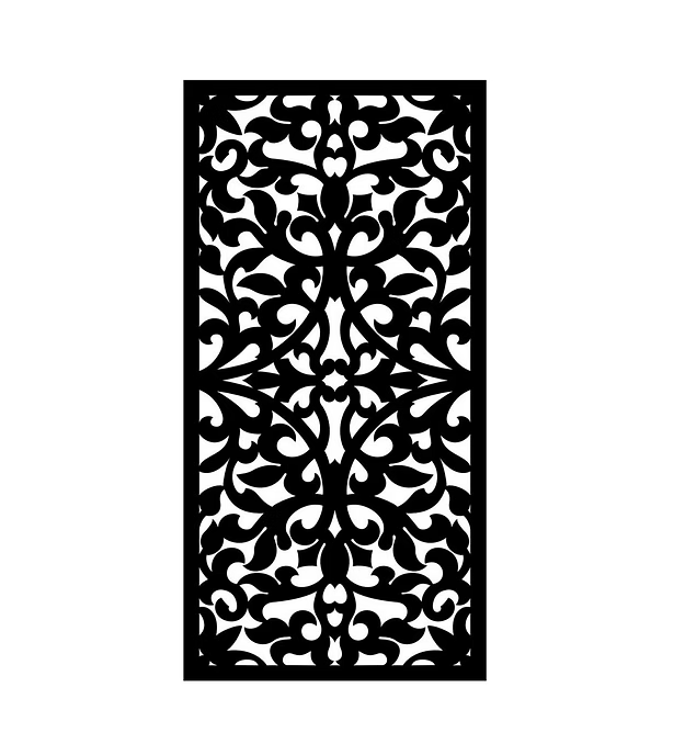 Rectangular Creative Pattern Panel