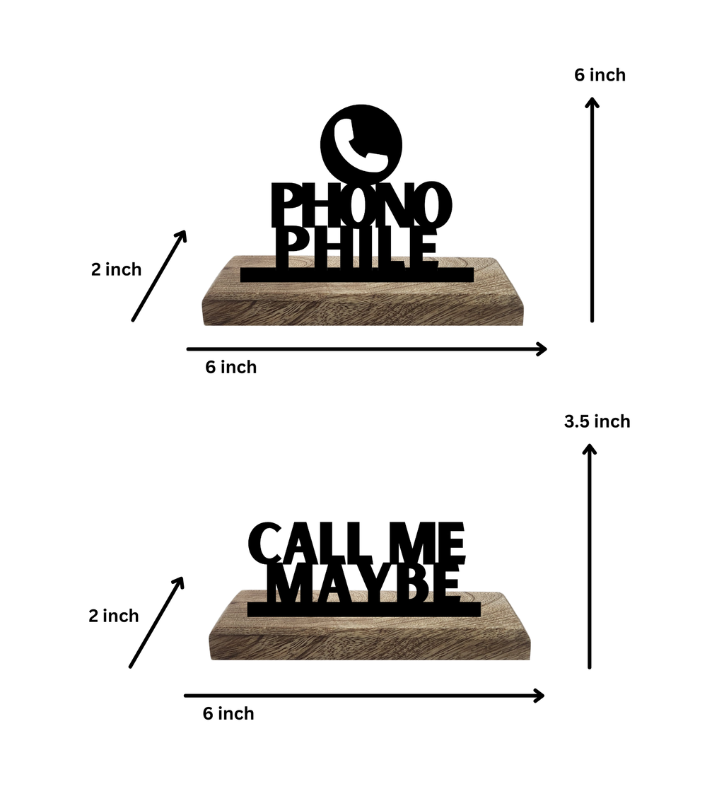 Phonophile Set of 2 Table Décor