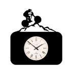 Mountain Biker Wall Clock