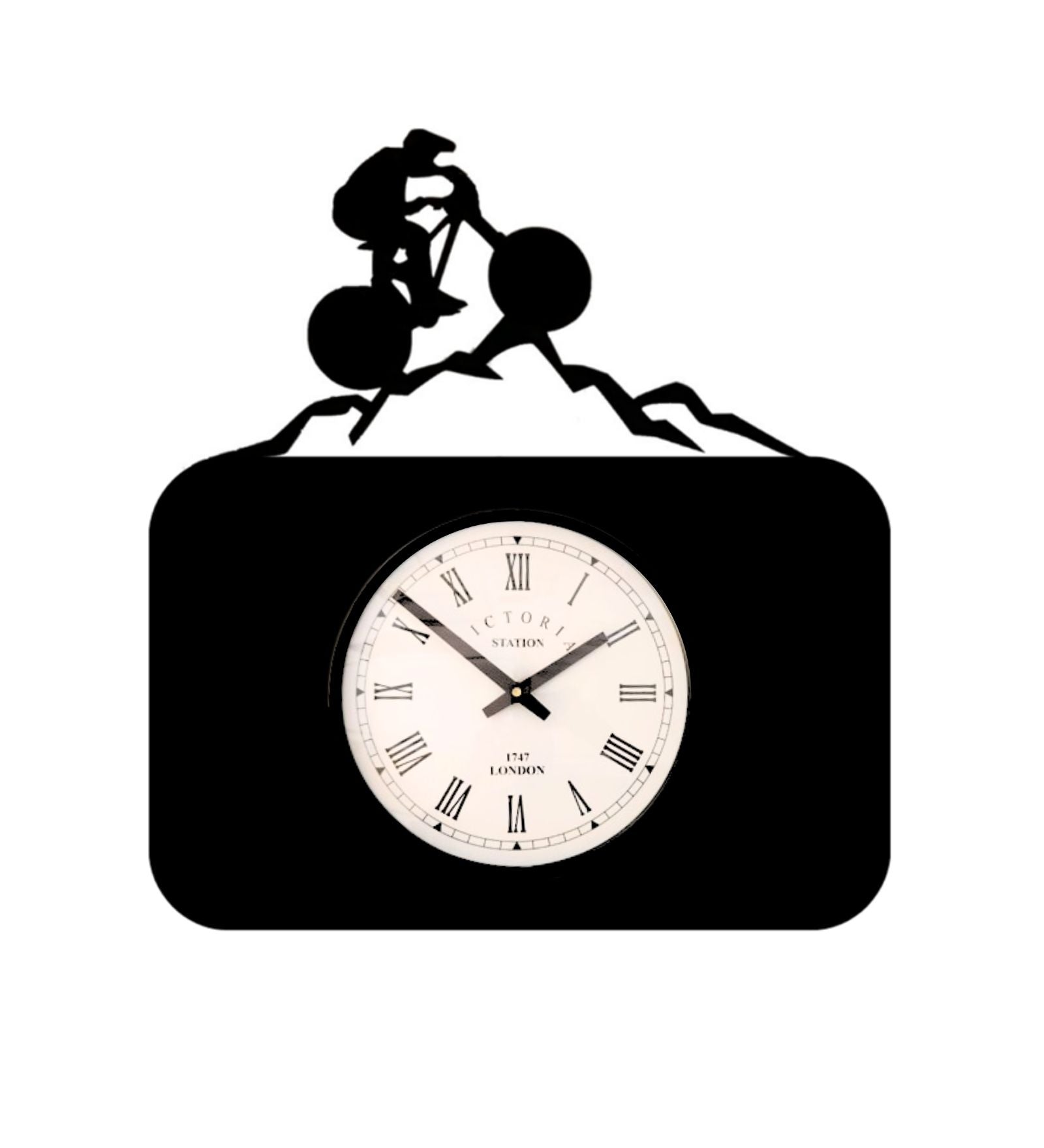 Mountain Biker Wall Clock