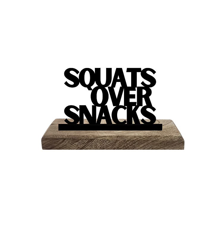Sweat-tastic Set of 2 Table Décor