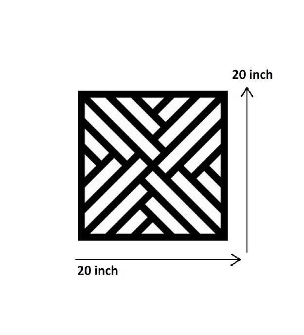 Square Creative Pattern Panel