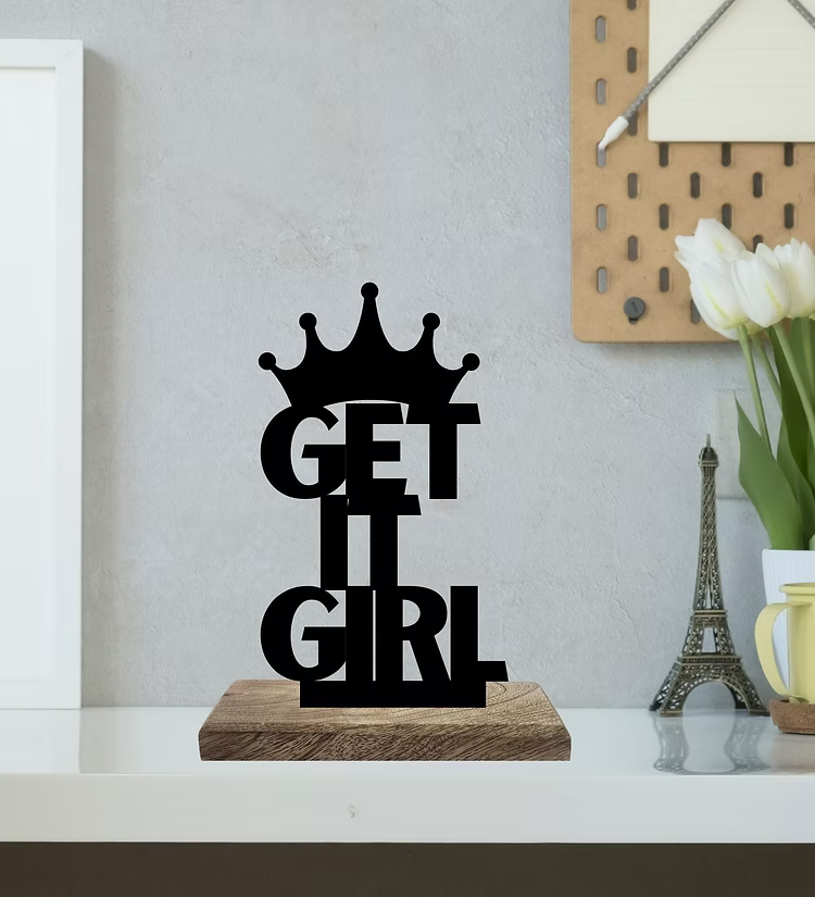 Assertive Empowerment Set of 2 Table Décor
