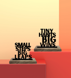 Power of Progress Set of 2 Table Décor