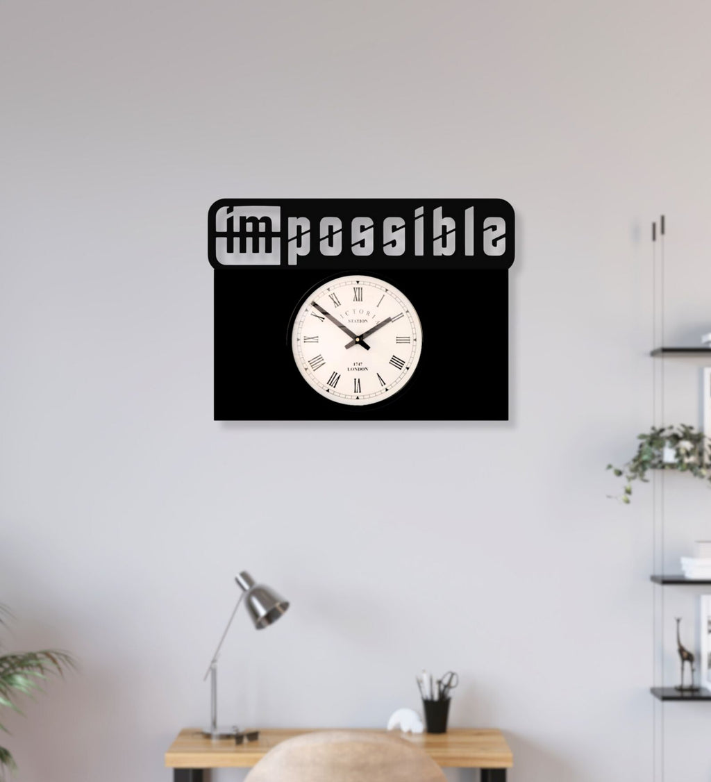 Impossible Motivation Wall Clock