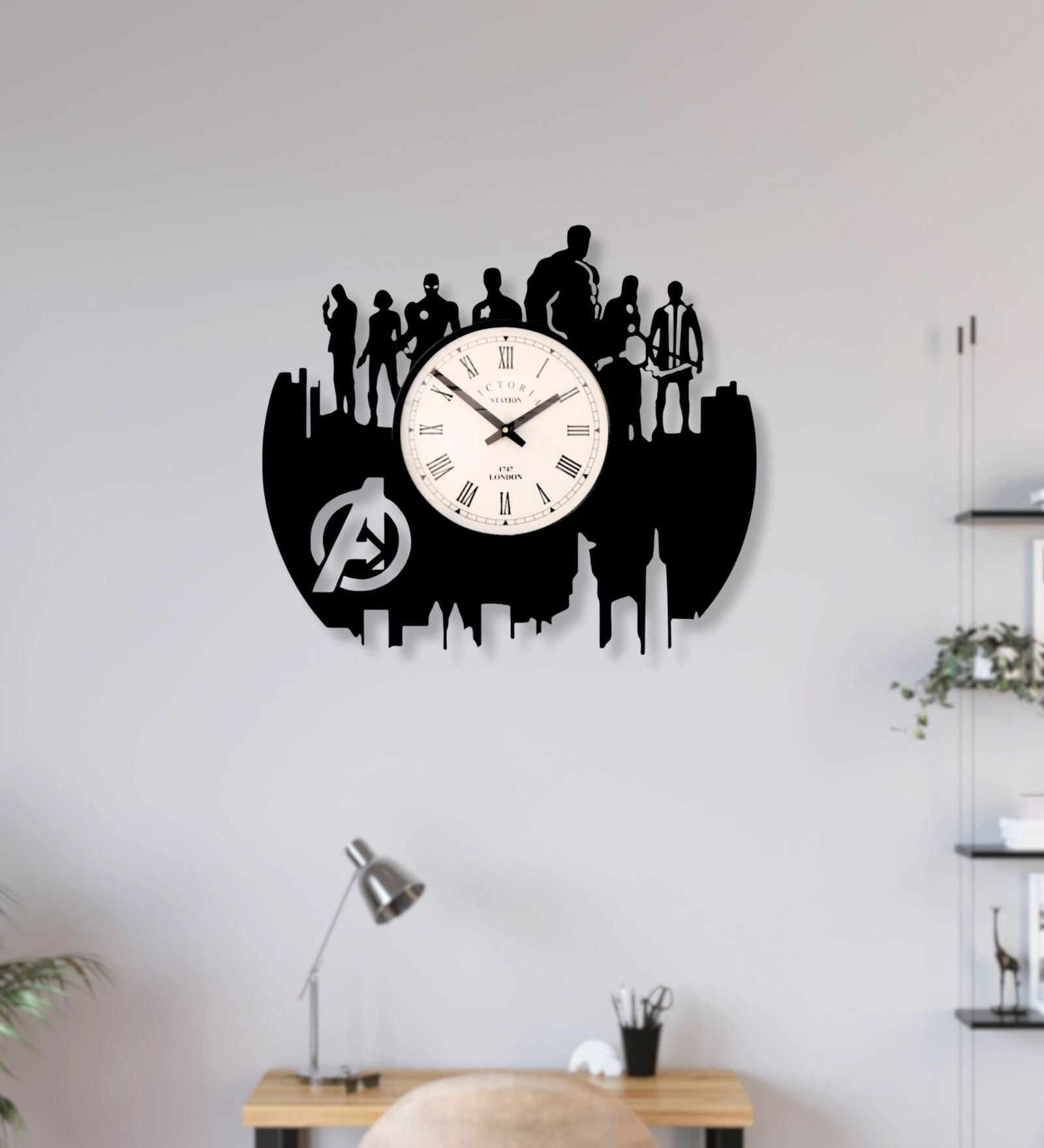 Avengers Assemble Marvel Wall Clock