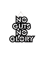 No Guts No Glory Metal Hanging
