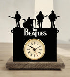 The Beatles Black Table Clock