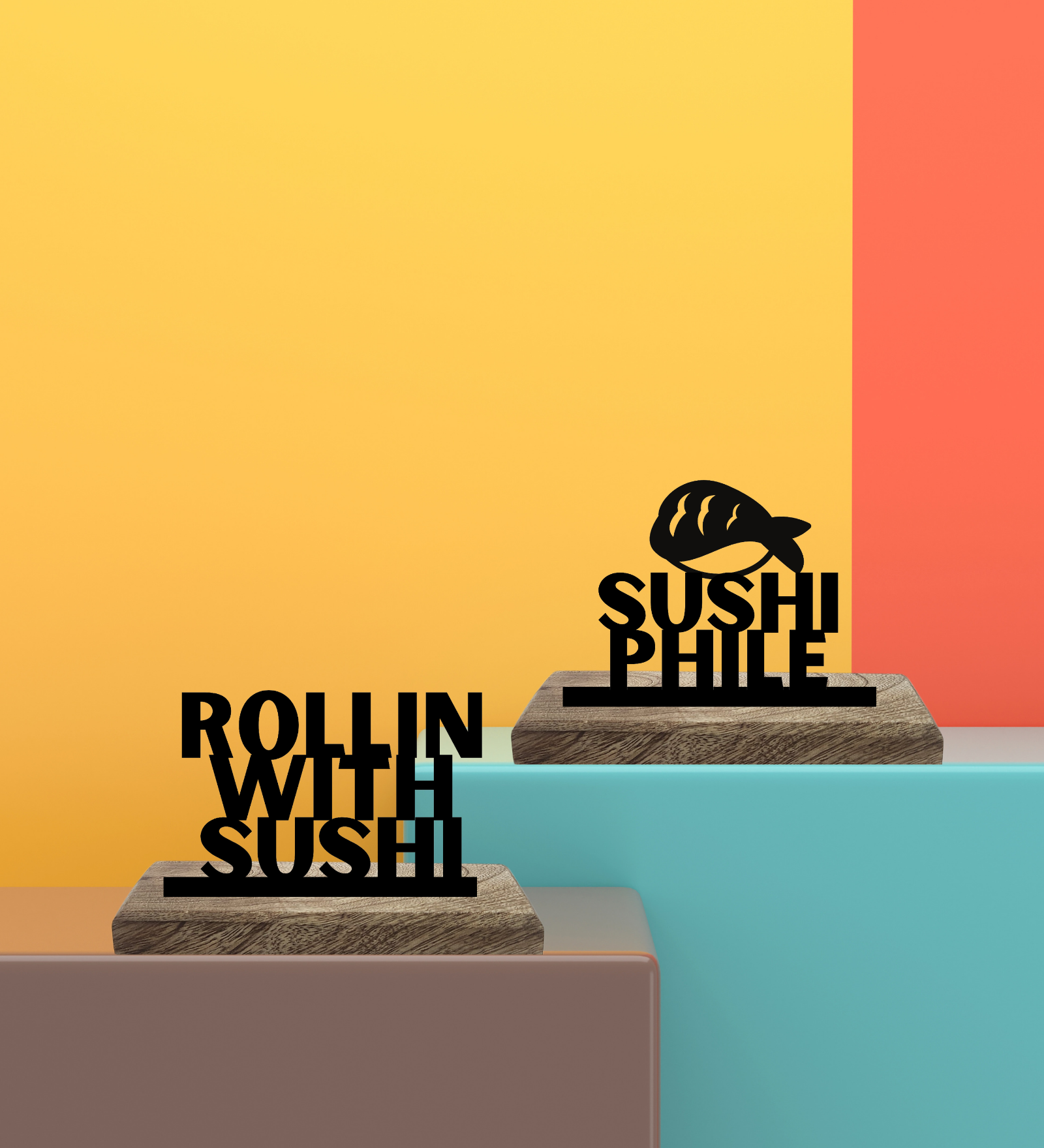 Sushiphile Set of 2 Table Décor