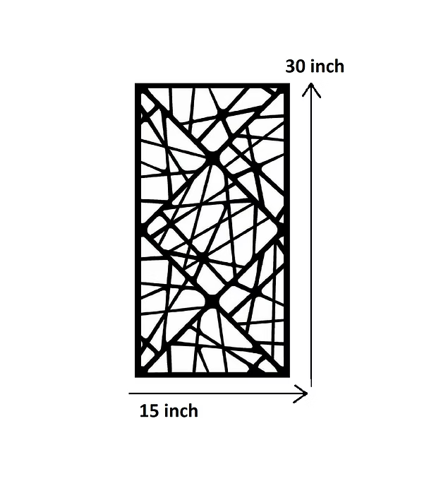 Rectangular Creative Pattern Panel