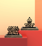 Chocophile Set of 2 Table Décor