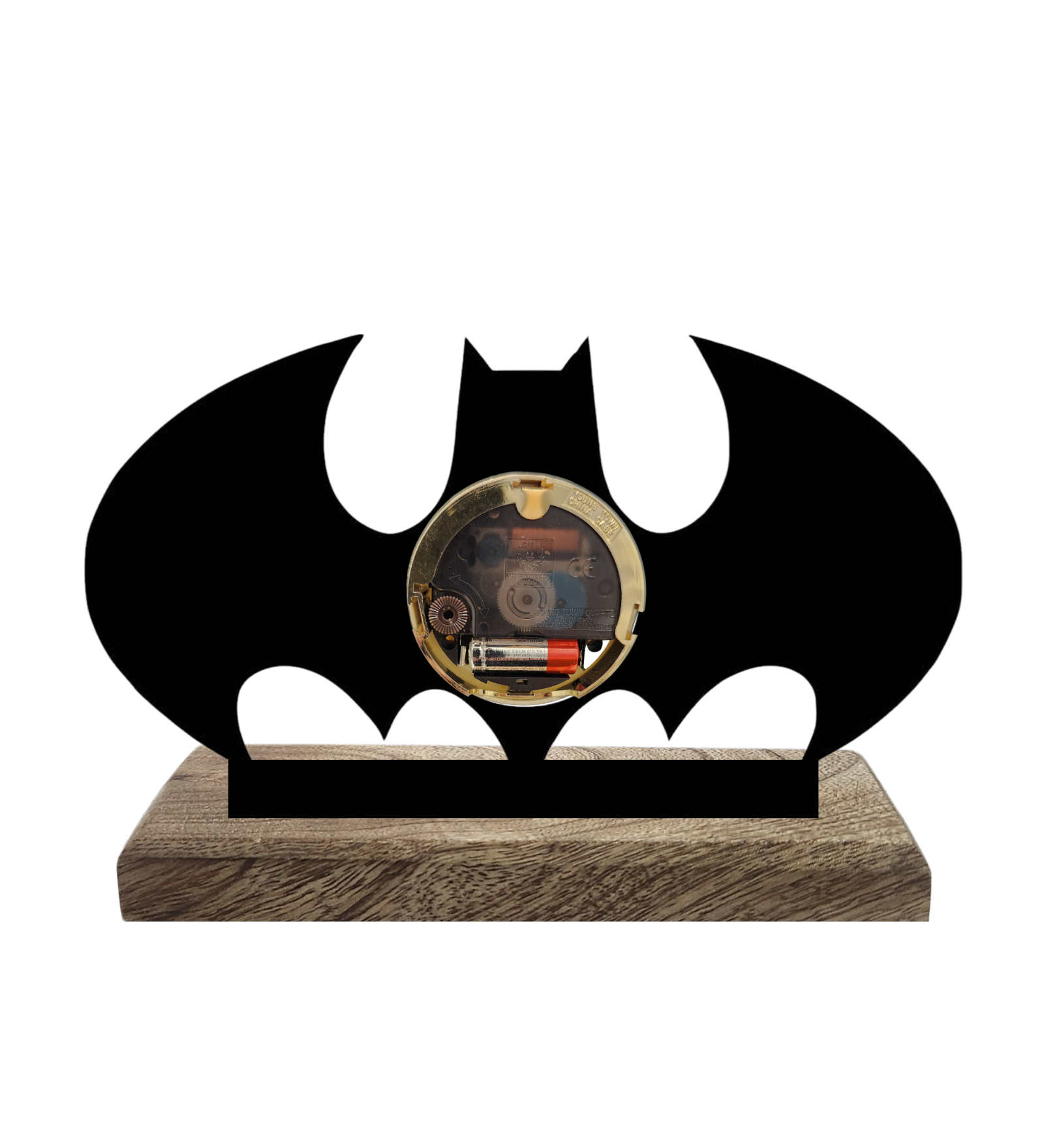 Batman Black Table Clock
