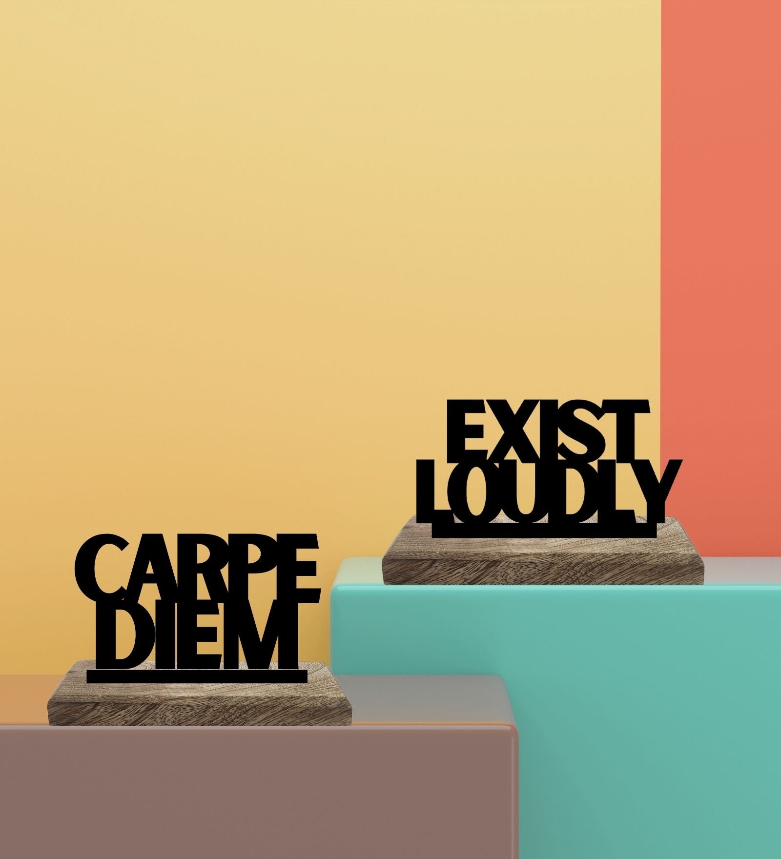 Seize & Resonate Set of 2 Table Décor