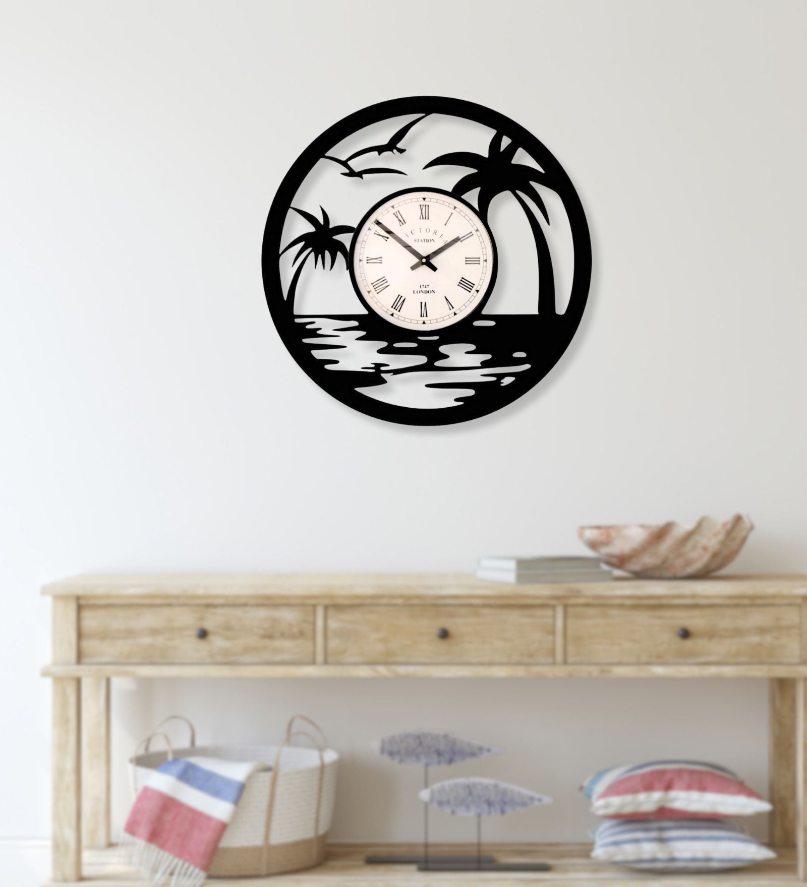 Beach Vibes Wall Clock