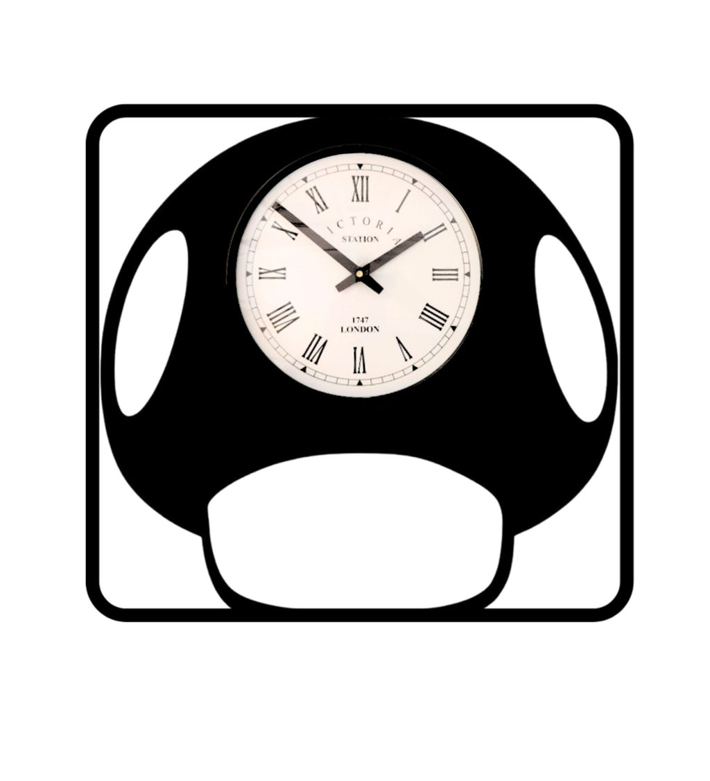 Mushroom Wall Clock