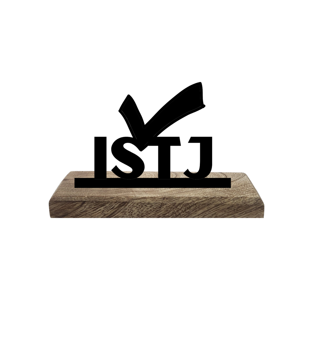 ISTJ Myers Briggs Set of 2 Table Décor