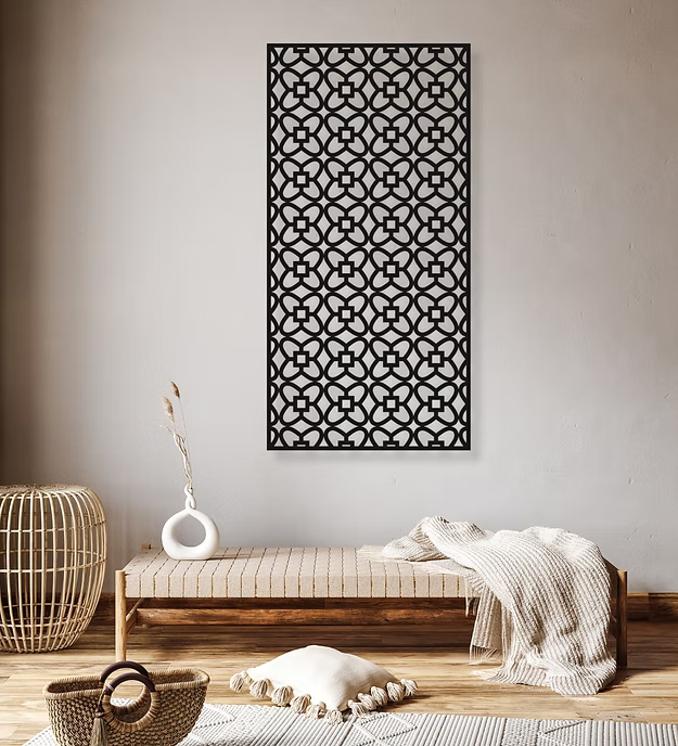 Rectangular Creative Pattern Panel