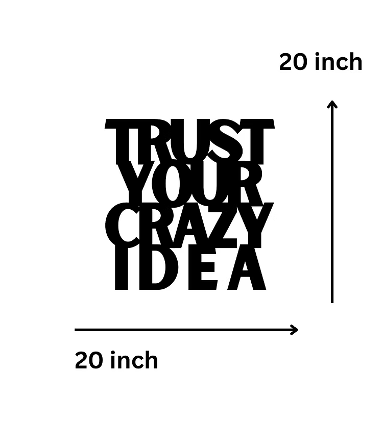 Trust Your Crazy Idea